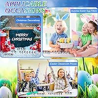 Vista 4 de Sumind 50 Piezas Figuras Pequeñas de Jesús de Navidad Mini Figuras de Jesús de Bolsillo a Granel Diseño Original para Navidad Escondite Regalos Azul