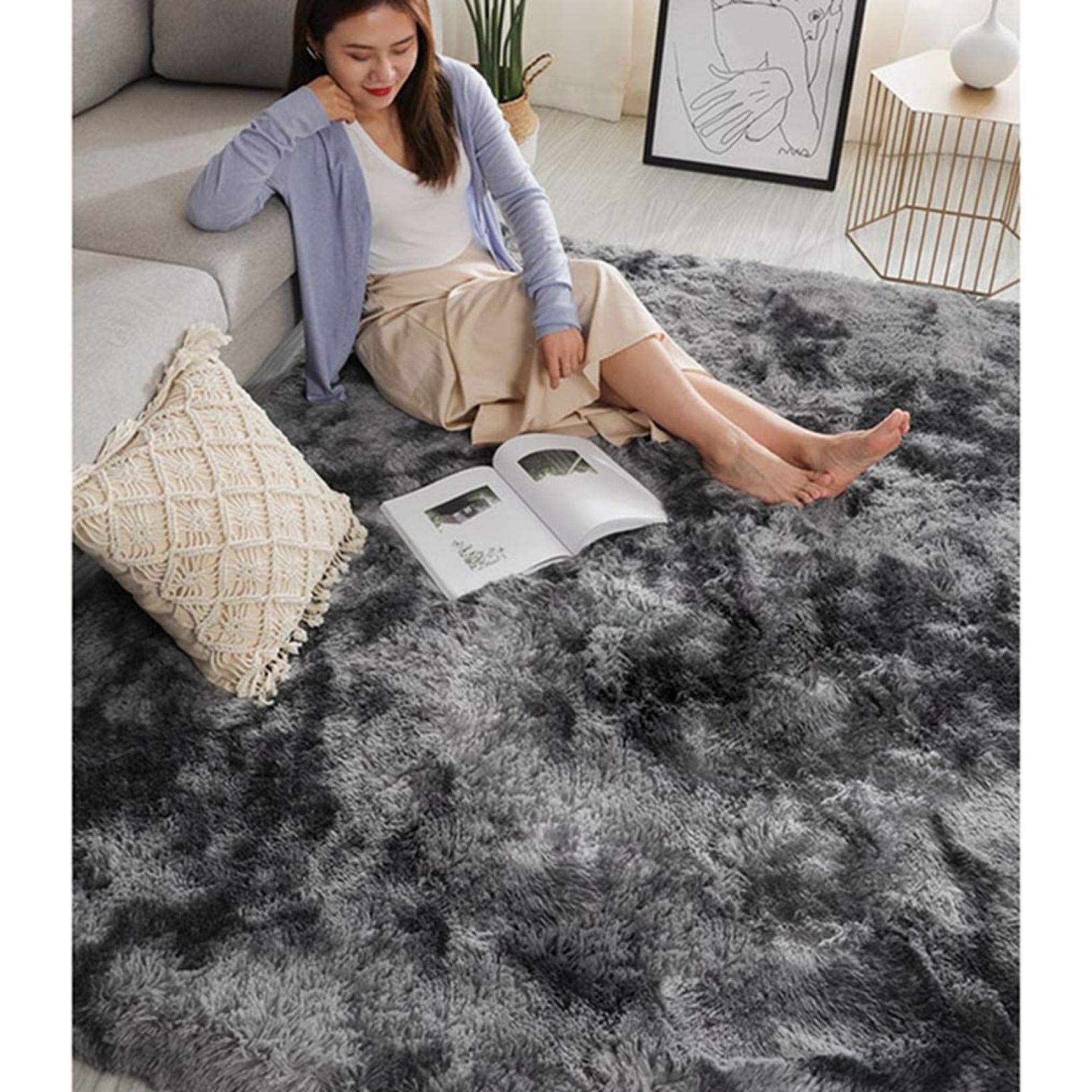ラグ・カーペット　ブラック Amazon | カーペット ラグ 黒のゴシックスカル 140 x 200cm