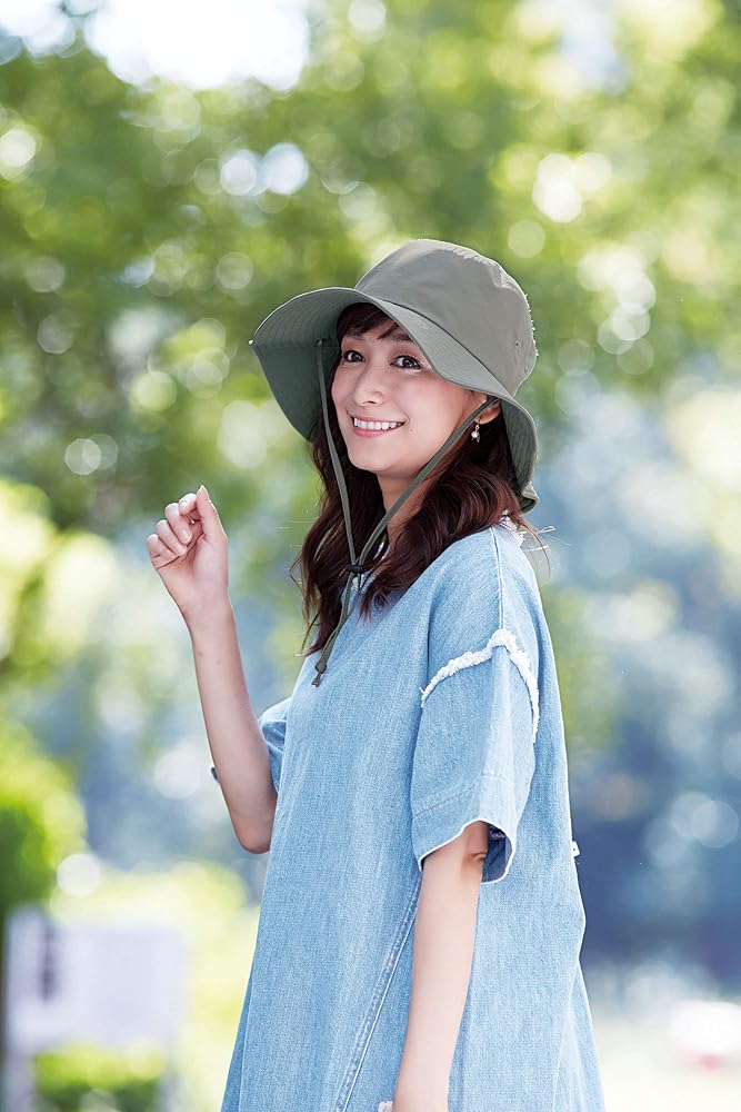 Amazon | とびにくい洗えるサファリハット (アースグレー) | ハット 通販