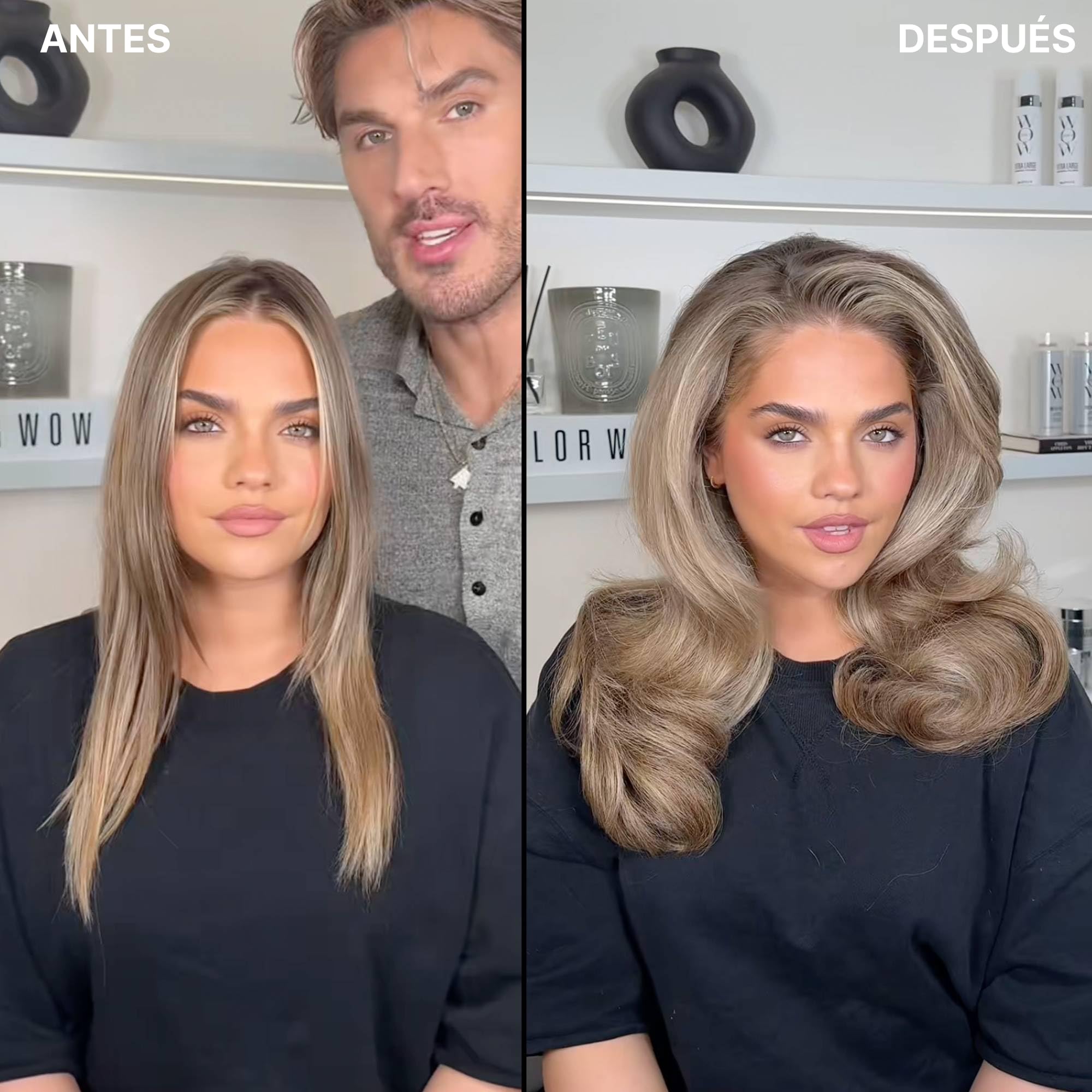 Color Wow mousse Volume Xtra Large - Espuma fijadora para cabello fino - Peinado con protección térmica para un cabello lleno y saludable - Espuma para cabello voluminoso, fijación extrema - 195 ml