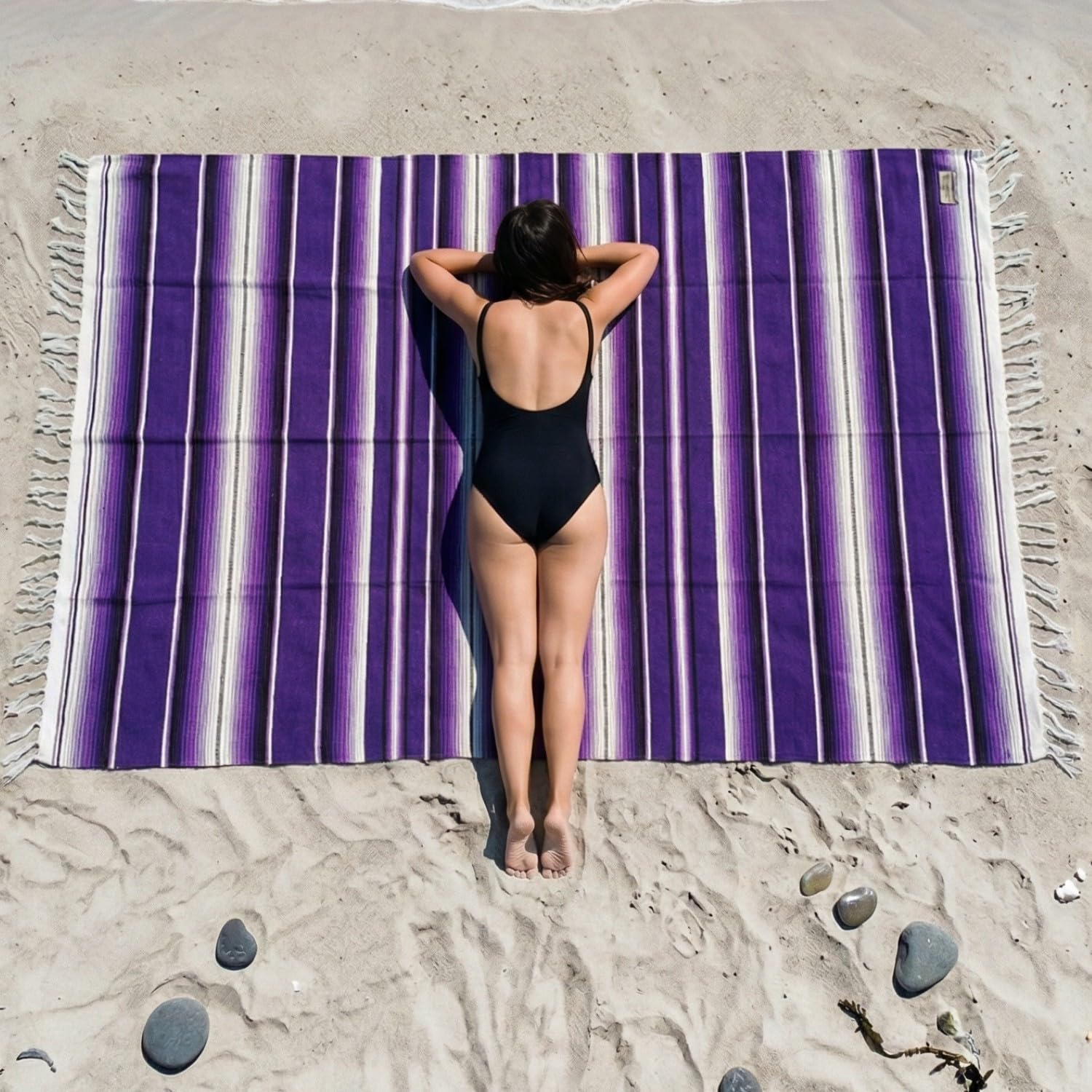 Amazon.com: Open Road Goods Authentic Mexican Serape Blanket