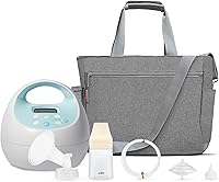 Spectra S1 Plus Premier Rechargeable Breast Pump with Grey Tote Kit - 24mm, Quiet, Portable, Hospital-Grade Power
