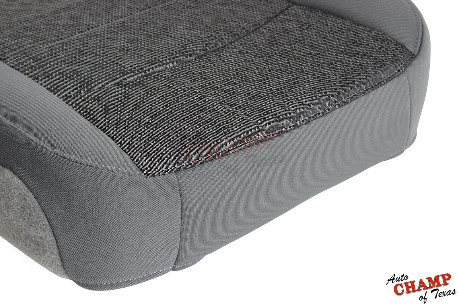 Driver Side Bottom Cloth Seat Cover – Gray, Fits 2013-2018 Dodge Ram 1500 SLT & More