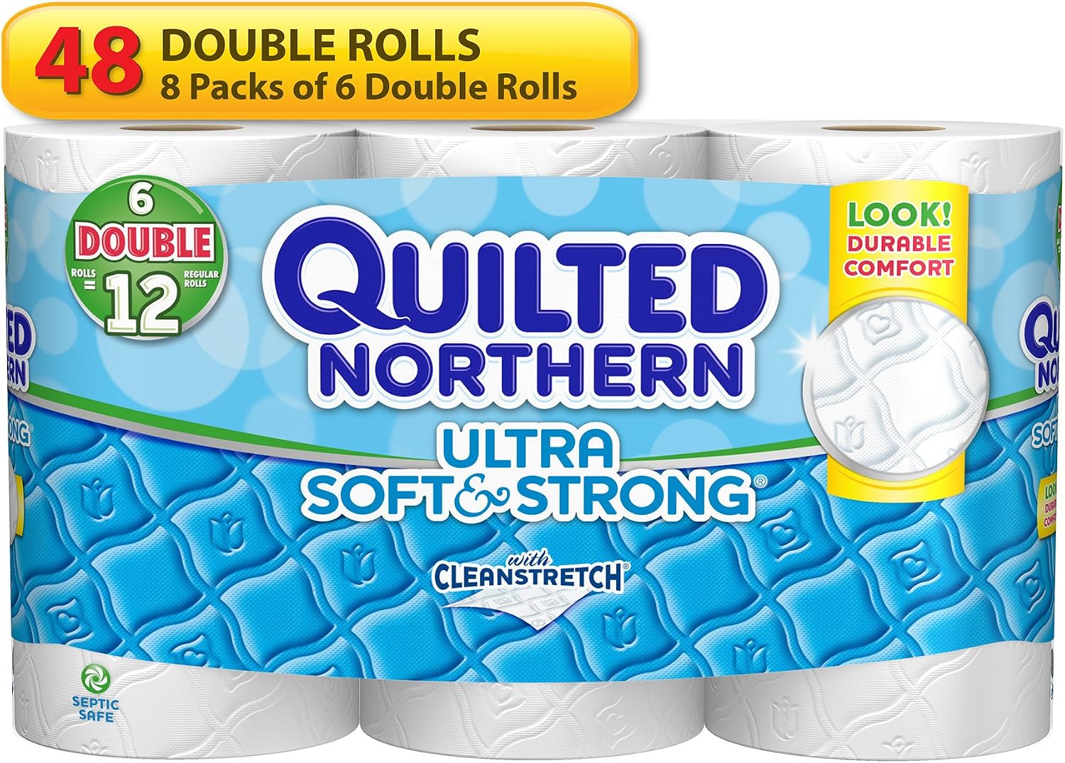 Quilted Northern Ultra Soft and Strong Bath Tissue, 48 Double Rolls