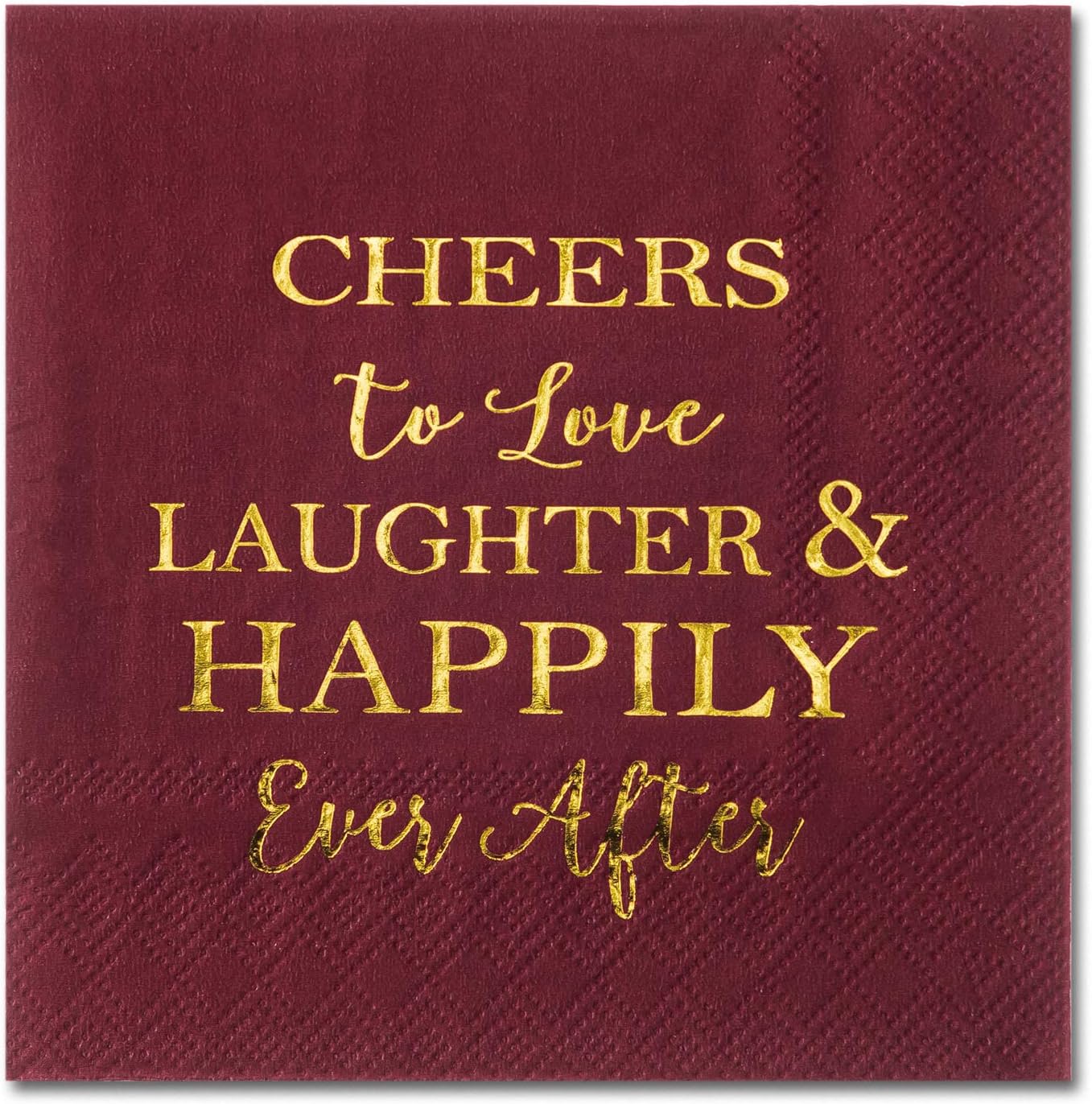Crisky Bridal Shower Burgundy Napkins Disposable Burgundy