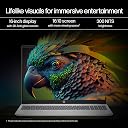 HP OmniBook 5 (Previously Pavilion) 50 Tops, AMD Ryzen AI 7 350 (16GB LPDDR5X, 512GB SSD) WUXGA 2K, Touch, 16''/40.6cm, Win11,Office24, Silver, 1.8kg, ag1048au, Next-Gen AI Copilot+ Laptop gallery image