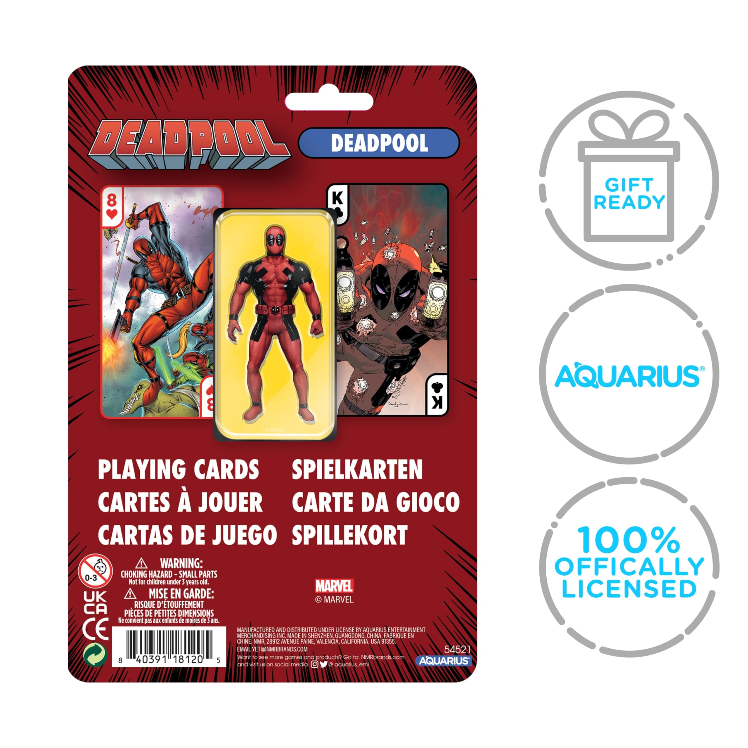 Amazon.co.jp: AQUARIUS Marvel デッドプール プレミアムトランプ