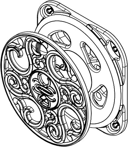 Miniatura 10 de Suncast Sidewinder - Paquete de 2 carretes de manguera de resina decorativos para montaje en pared, 60 pies, color bronce