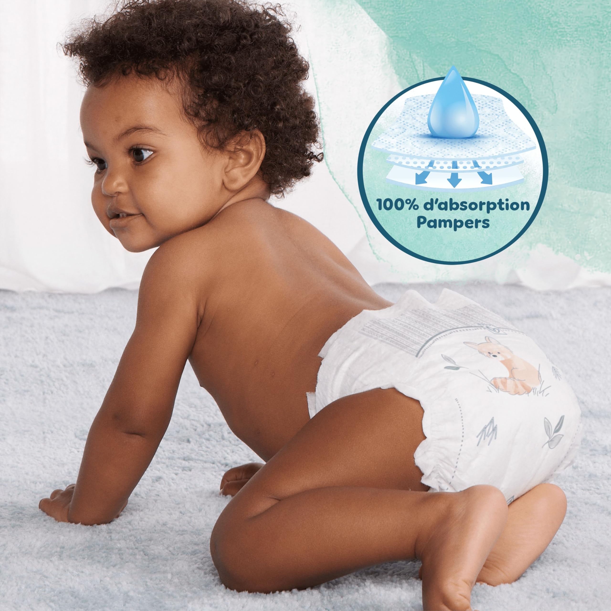 Pampers Harmonie Couches Taille 3 96 Couches 6kg-10kg Protection Douce Peau 100% Absorption