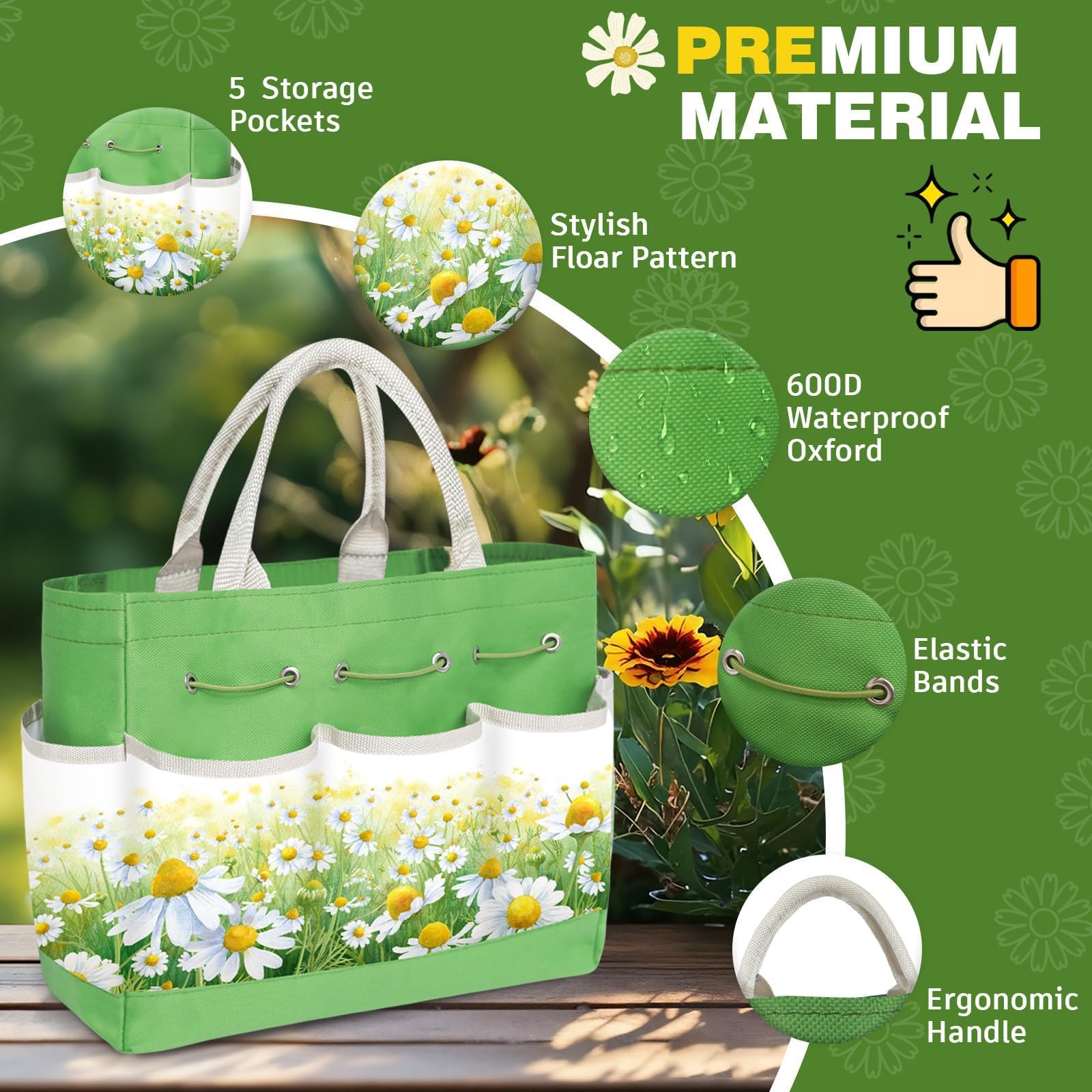 22Pcs Garden Tools Set for Women,Heavy Duty Hand Tool Kit,Gifts for Mothers Day Mom Beginner Gardening Essentials with Large Tote Bag/Repotting Mat/Trowel/Rake/Pruner/Gloves/Plant Tags-: Black