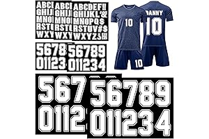 Iron on Letters and Numbers for Clothing: 190PCS Embroidered Patches, 8 and...