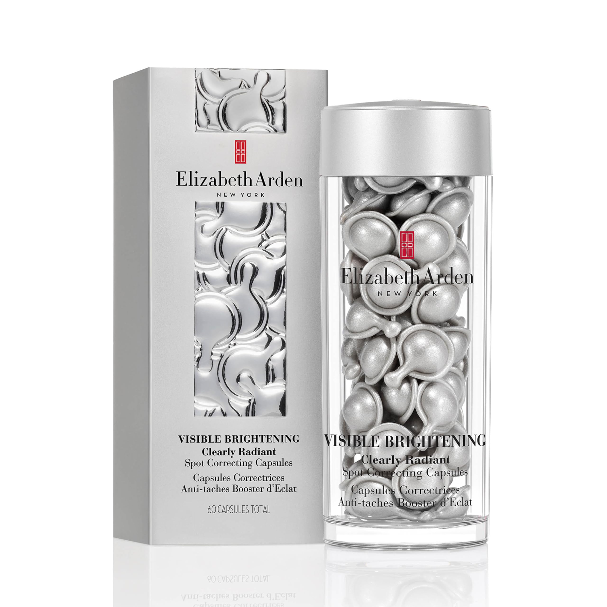 Elizabeth Arden, Visible Brightening Kapsułki Korektory Przeciw plamom Połysk Booster, Serum do twarzy, Skincare Pielęgnacja przeciw brązowym plamom, wygładza cerę