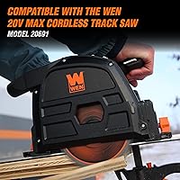 Vista 2 de WEN CT9502 Riel de guía y adaptadores de 100 pulgadas para sierra de pista