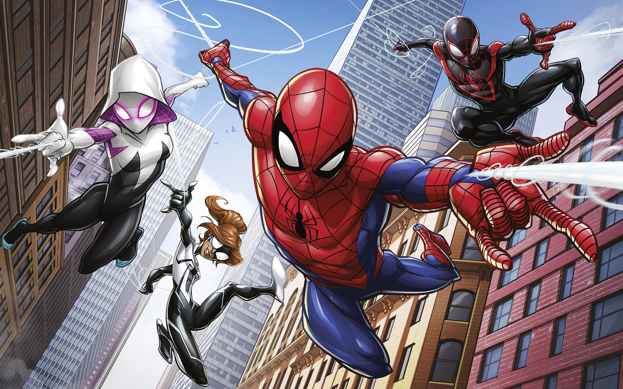 KOMAR Fotobehang vlies DX3-210 Disney Edition 5 Marvel SpiderMan Spider Web 150x250 cm kopen KOMAR Fotobehang vlies DX3-210 Disney Edition 5 Marvel SpiderMan Spider Web 150x250 cm kopen