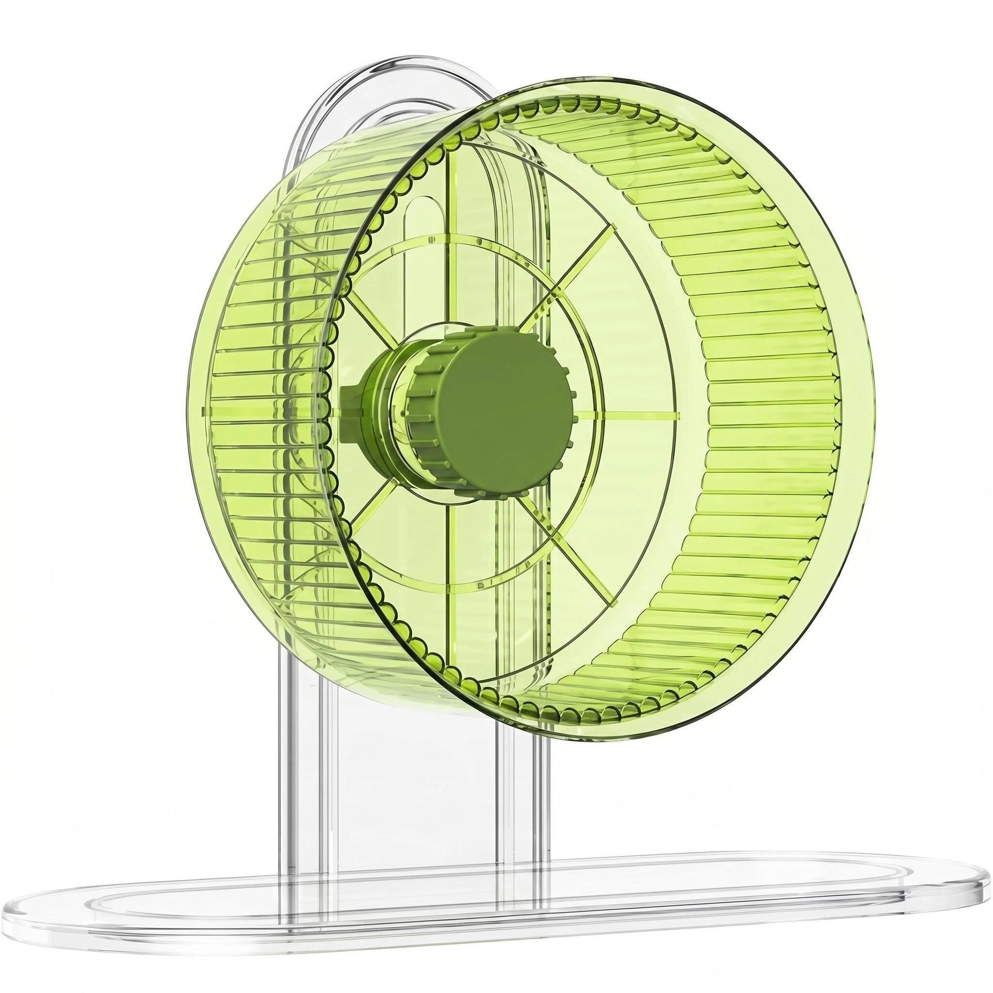 Roue de course transparente silencieuse pour hamster : fini les bruits de nuit