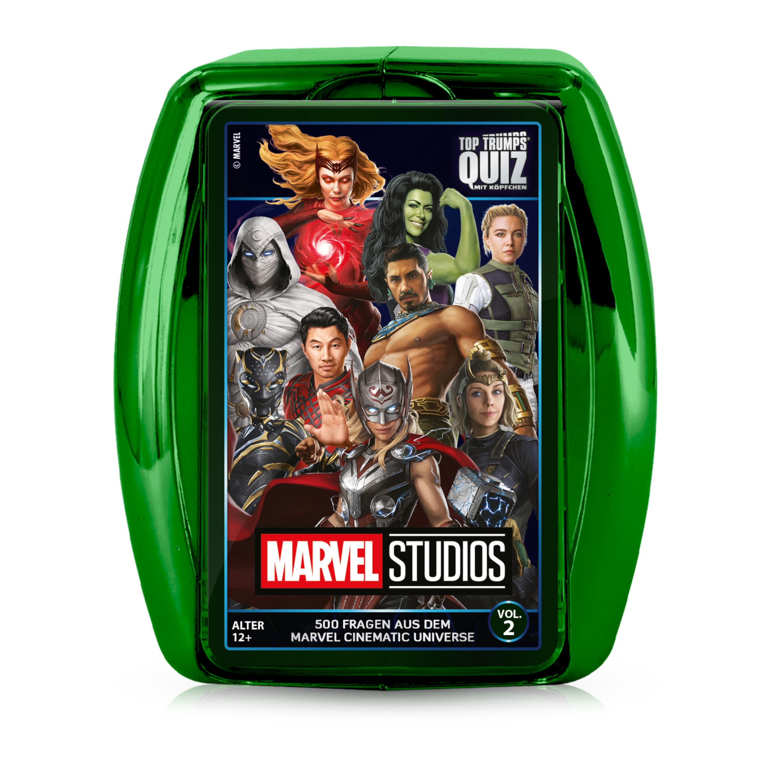Top Trumps Quiz Marvel Edition - Quiz Kartenspiel für Marvel Fans - Fanartikel & Merchandise - Kartenspiel für 2+ Spieler ab 12+ Jahren - Deutsch