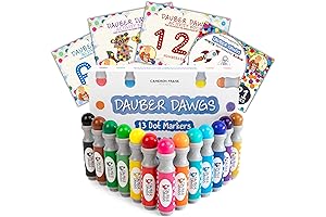Washable Dot Art Markers: The Ultimate Fun-Filled Learning Adventure!