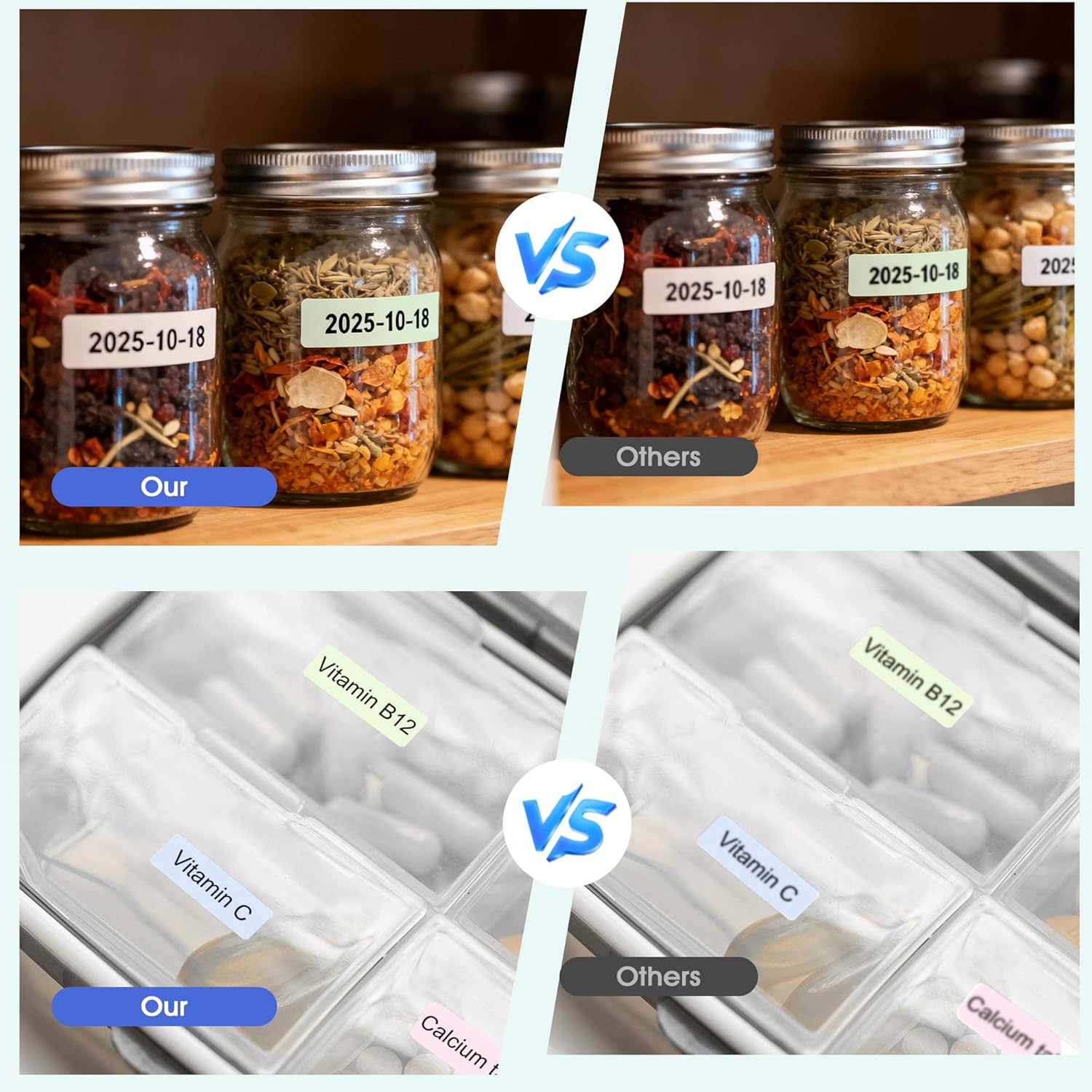 D30 Label Tape 850pcs, Label Maker Tapes for Phomemo D30 Printer-14mm×40mm(0.55"x1.57") Sticker Thermal Paper Waterproof Self-Adhesive Label Tape for Office Household Supplies, Colorful - Image 7