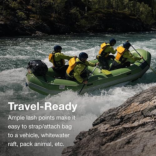 Miniatura 4 de Osprey Transporter - Bolsa de lona impermeable (40 litros), color gris