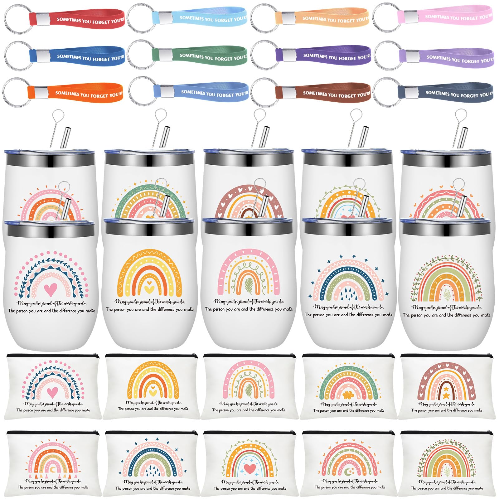 30 Pcs Inspirational Thank You Gift for Women Employee Appreciation ...