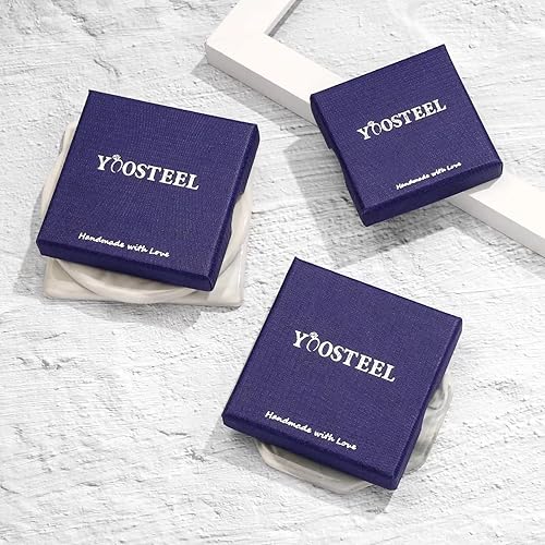 Miniatura 7 de Yoosteel Layered Initial Necklaces for Women Girls, 14K Gold Plated Dainty Layering Paperclip Chain Necklace Capital Letter Initial Pendant Choker