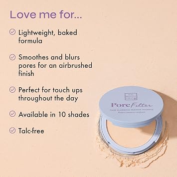 بودرة Beauty Crop PoreFilter المضغوطة - تطمس المسام وتتحكم في اللمعان - ظل فاتح - 0.34 أونصة