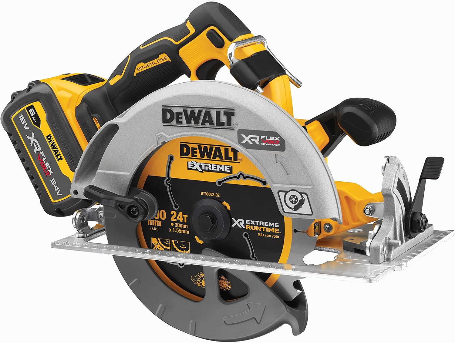 Dewalt DCS573NT-XJ 190mm XR 18V FLEXVOLT Battery Circular Saw Body Only