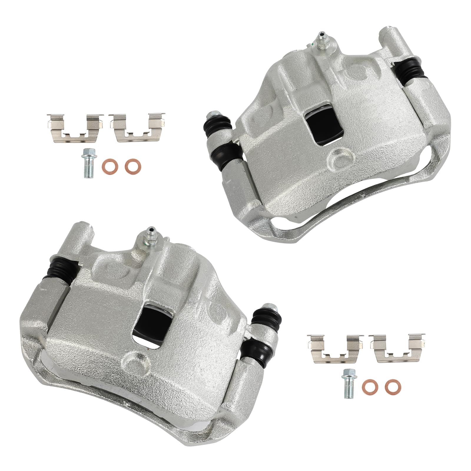 cciyu Front Left &amp; Right Disc Brake Calipers With Bracket 19B1493 19B1492