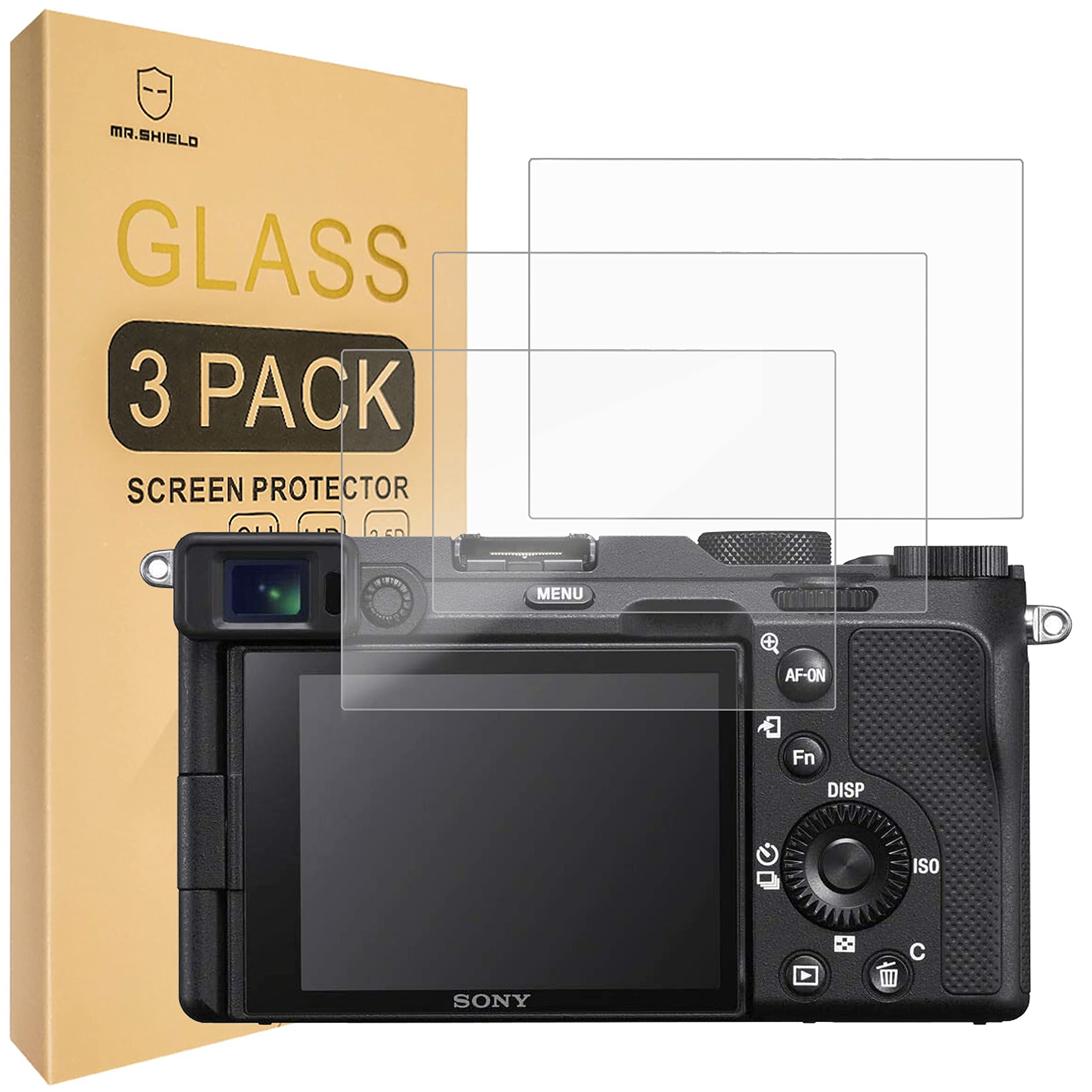 Protector de pantalla Sony Alpha A7C ILCE7C cristal templado 9H marca Mr.Shield 6
