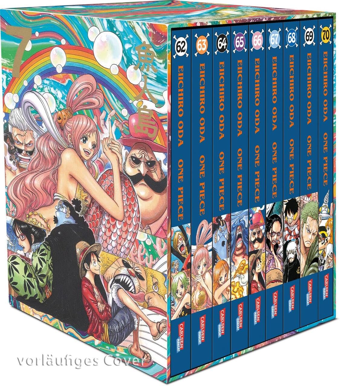 One Piece Sammelschuber 7: Fishman Island + One Piece Plüsch-Chopper + 1 exklusives Postkartenset