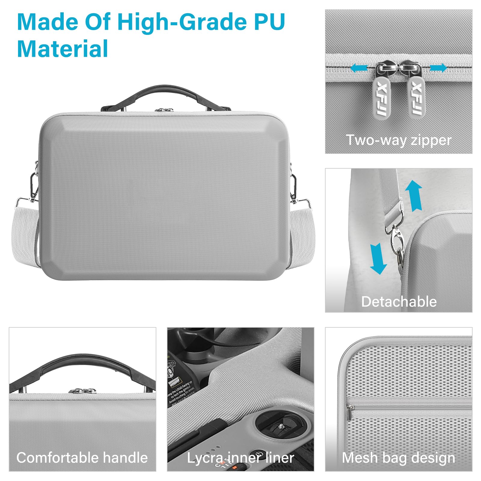 Tasche für DJI Avata 360 Case, Tragetasche für DJI Avata 360 Fly More Combo Zubehör, Kompakte Reisetasche für RC 2 Controlle/Akku Koffer, für Drone Aufbewahrung/Schutz
