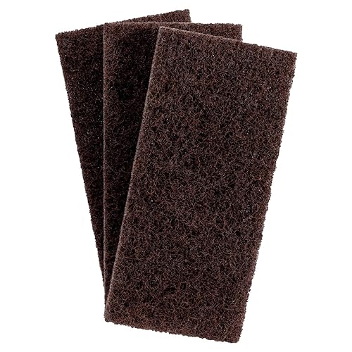 Miniatura 6 de 3M Doodlebug Brown Scrub 'N Strip Pad 8541, 4.625 pulgadas x 10 pulgadas (20 unidades)