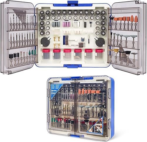 HARDELL Accesorios para herramientas rotativas, 508 brocas de herramientas rotativas con vástagos de 18 pulgadas de diámetro, ajuste universal para