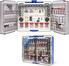 HARDELL Rotary Tool Accessories, Fits Dremel Rotary Tools, 508PCS Power Rotary Tool Bits with 1/8"(3.2mm) Diameter Shanks, Universal Fitment for Sanding, Drilling, Polishing, Carving, Polishing