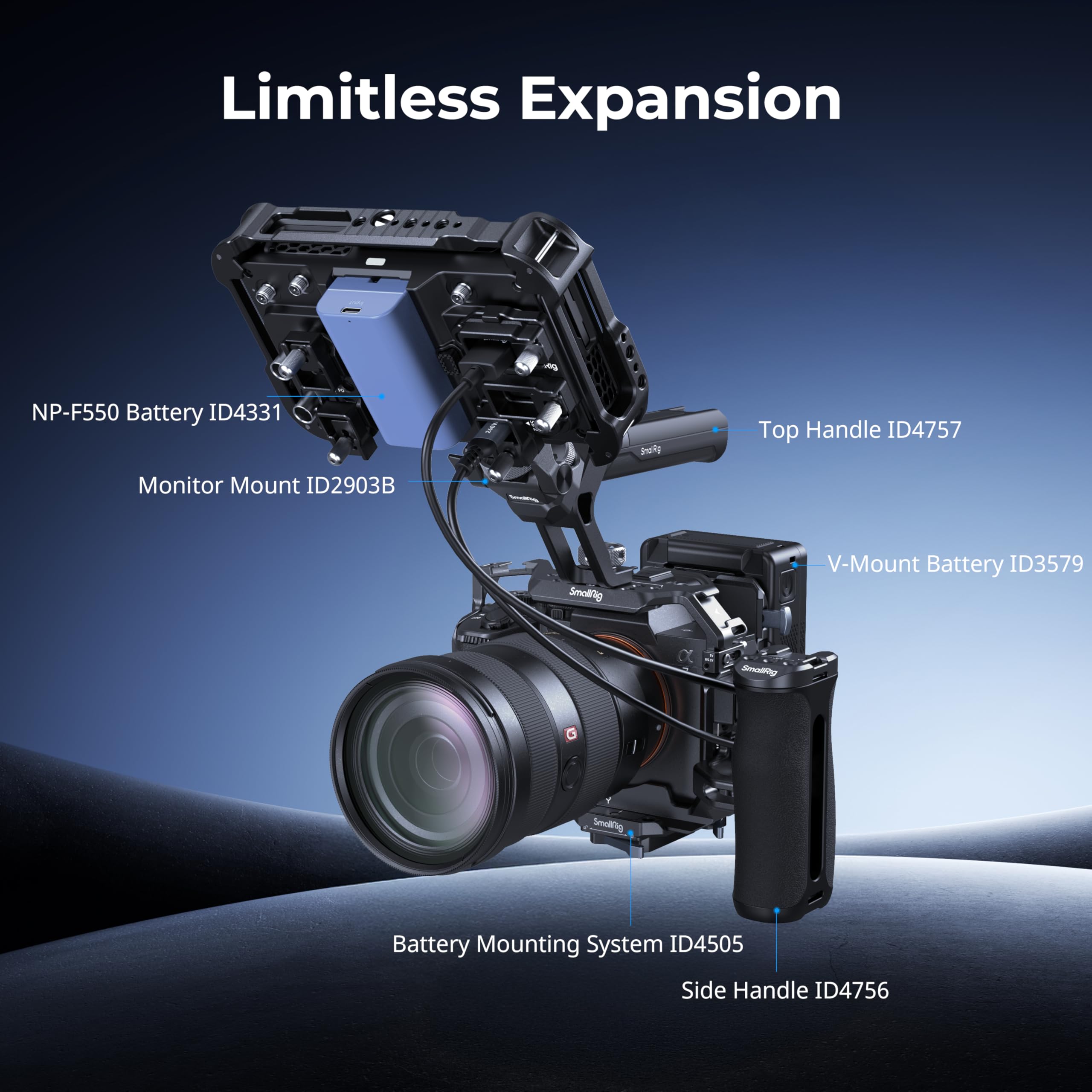 Amazon | SmallRig モニターケージキット Atomos Ninja TX 5708用