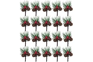 20PCS Artificial Pine Picks