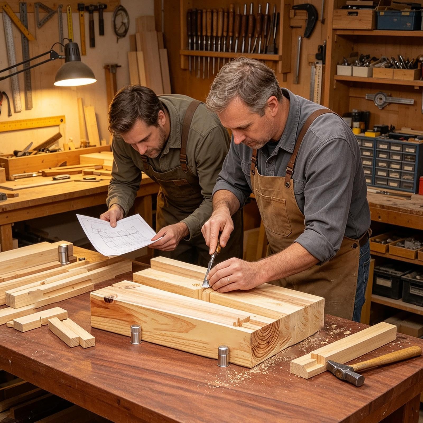 Bench Dogs - 2-piece Self-Locking Woodworking Workbench Table Stops