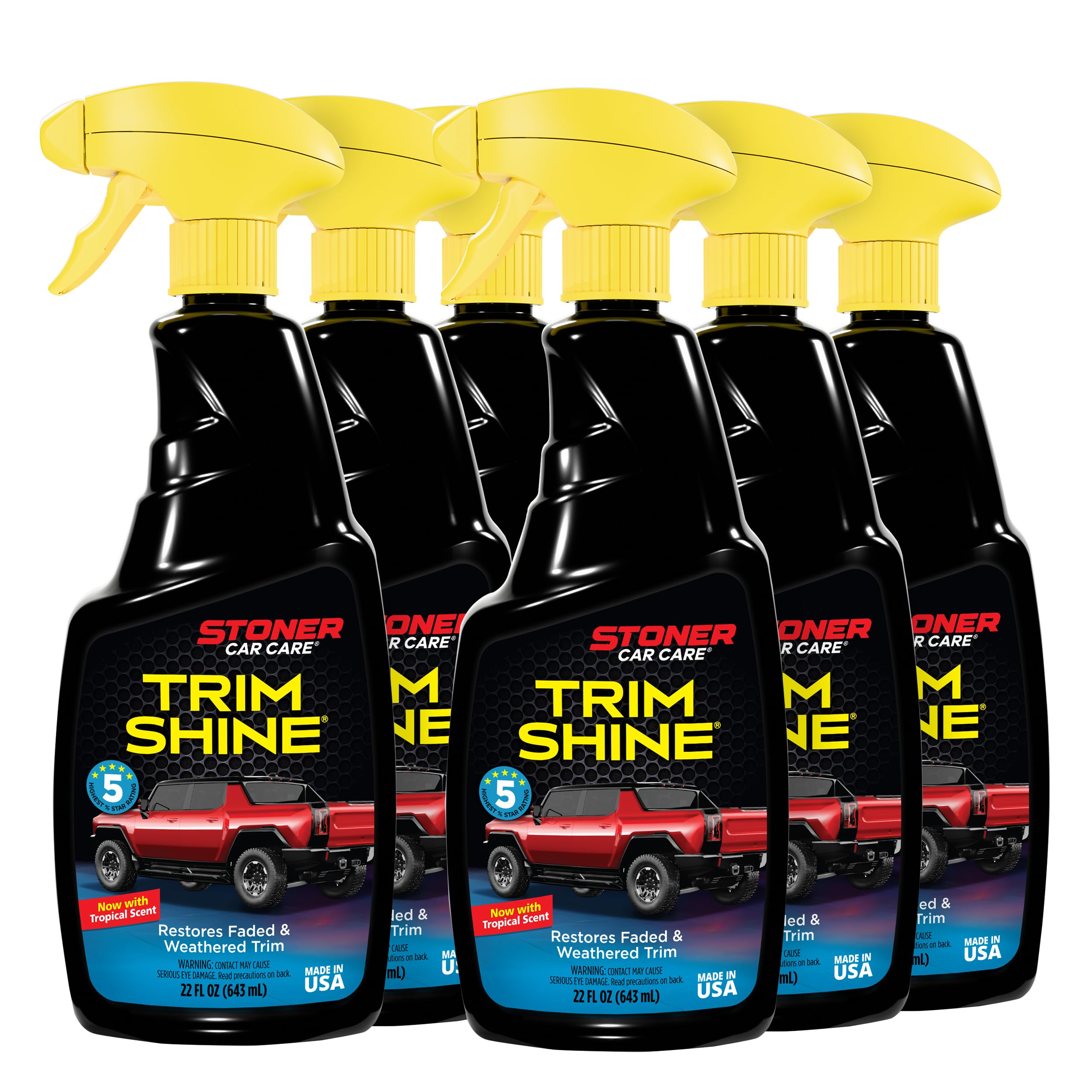 Amazon.com: Stoner Car Care 92034-6PK Trim Shine – Black Trim and