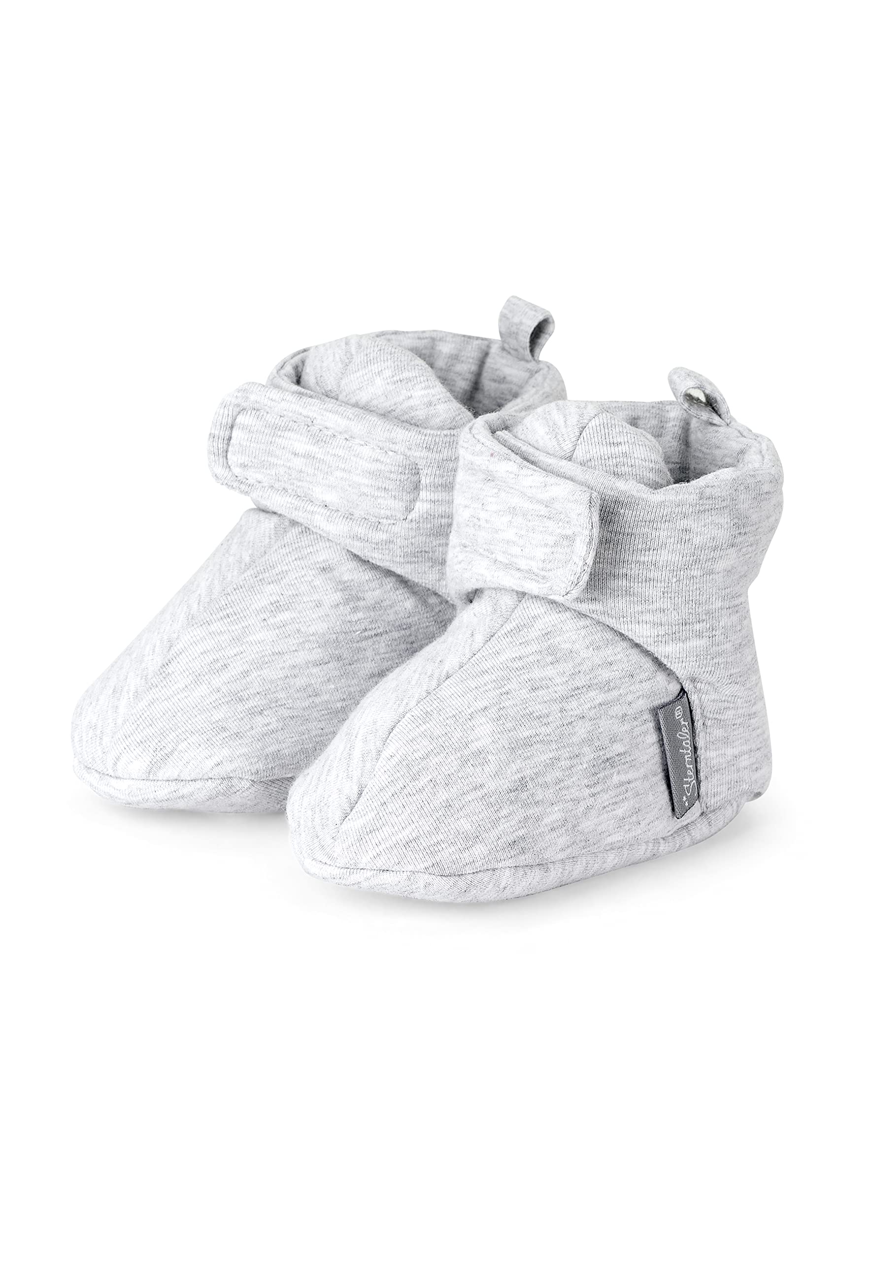 Sterntaler Baby Shoes, Baby Boys’ Slippers, Silver (Silver 513), 2 (18 EU)