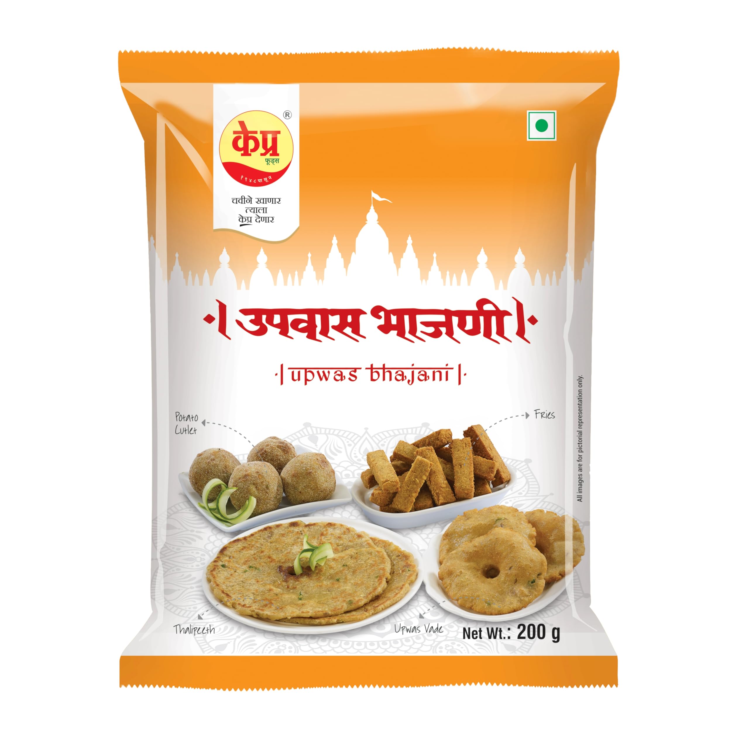 K-Pra Upwas Bhajani (Fasting Flour) | Traditional Farali Atta for Vrat | Gluten-Free Mix of Bhagar, Rajgira | Pack of 3 (600gm)-picture-15