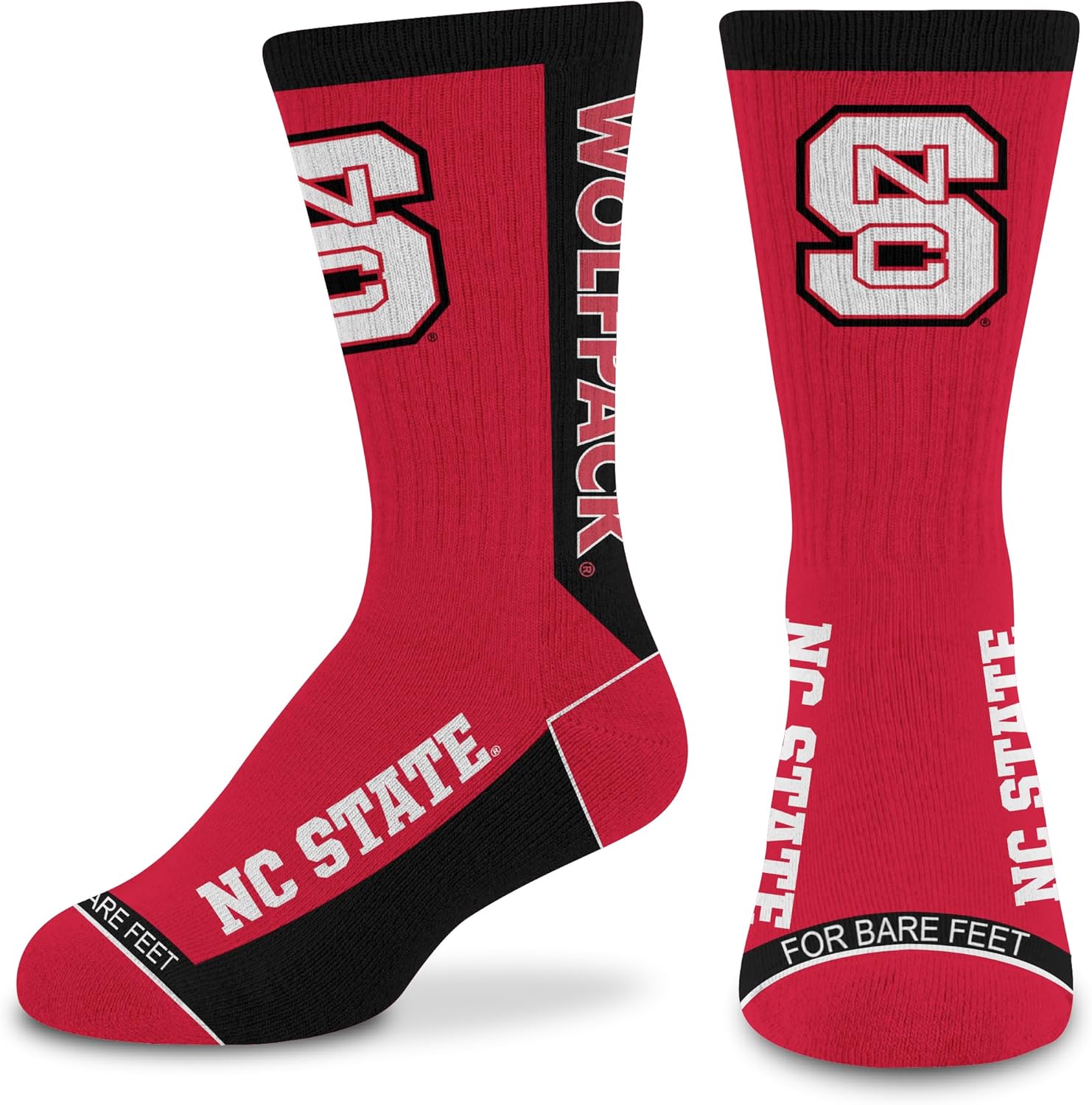 For Bare Feet NCAA Unisex Kids Ncaa Mvp Crew Sock Youth