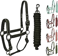 Vista 10 de Derby Originals Desert Rose Collection - Caballos de caballos reflectantes de seguridad con cuerdas de plomo a juego