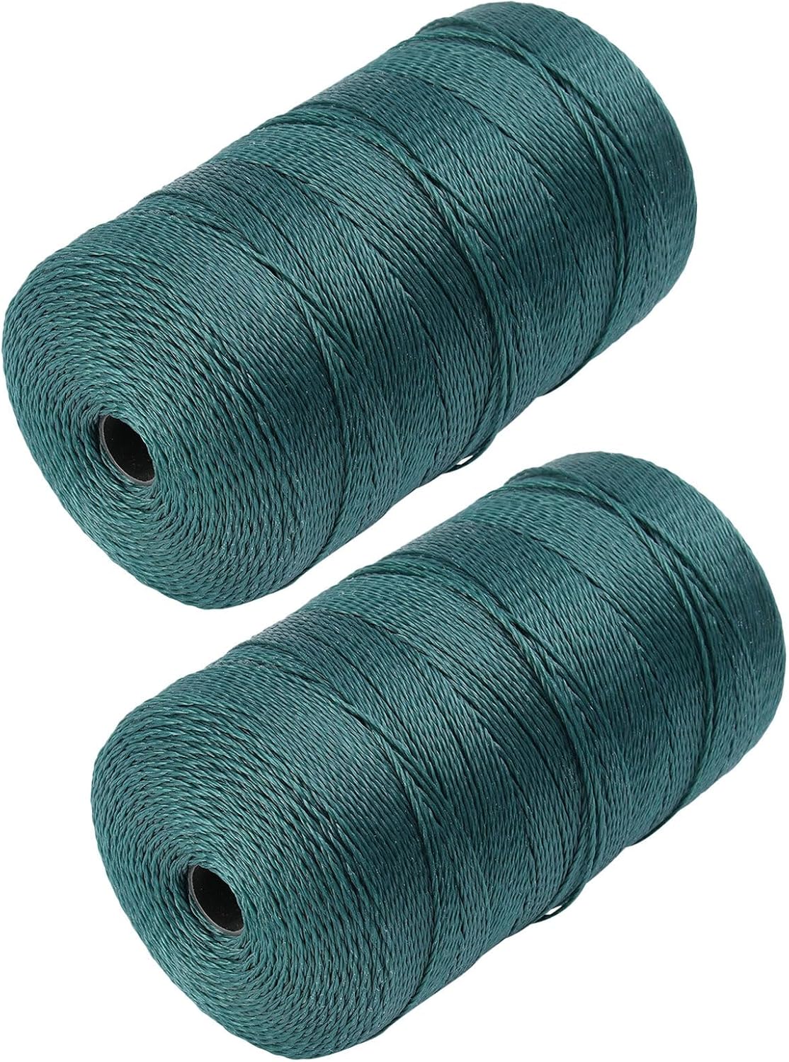KICHOUSE 2pcs Nylon Fishing Net Repair Twine Braided Nylon Thread 24-Strand Fishing Line Twine for Freshwater and Saltwater Netting and Gear Repair