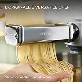 Kenwood KVL4100S Impastatrice Planetaria Chef XL con Ciotola da 6,7L, 3 Ganci di Miscelazione, Personalizzabile con oltre 25 Accessori Opzionali Acquistabili Separatamente, Potenza 1200W, Silver - 9