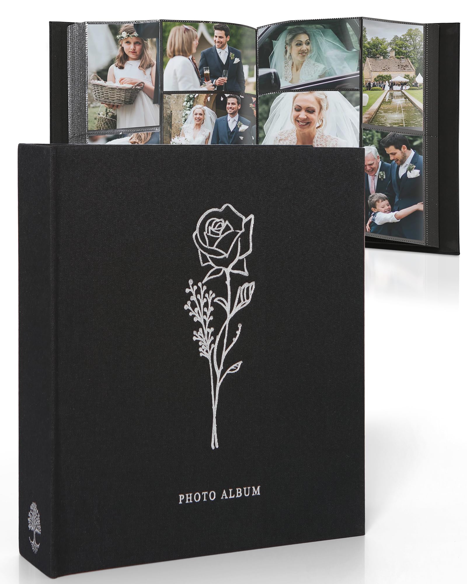 Yuforr Photo Album 6x4 Slip in, 600 Pockets Photos