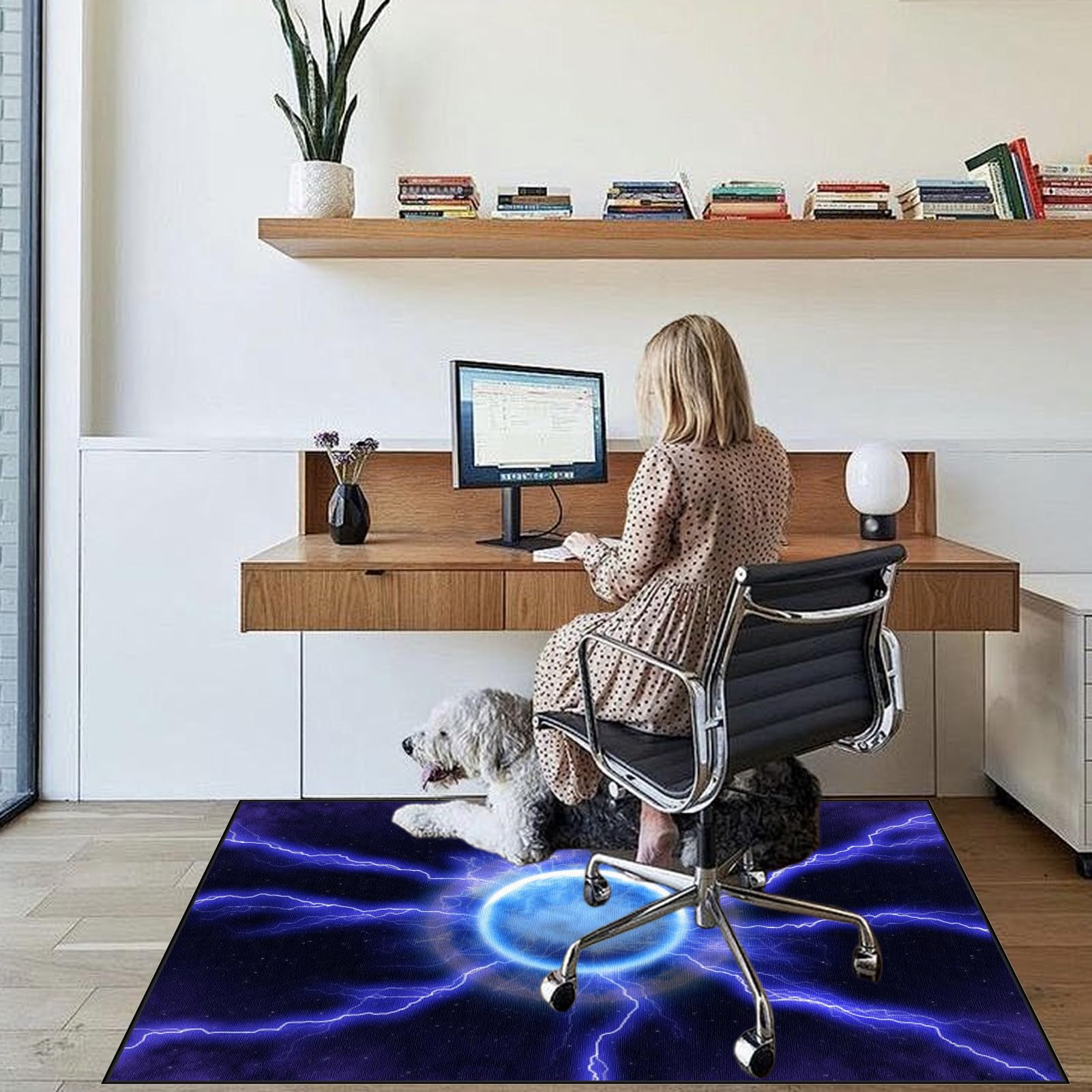 90 x 120 cm Bodenschutzmatte Gaming Bürostuhl, Größen Bürostuhl Unterlage rutschfest, Schreibtischstuhl Unterlage, Gaming Bürostuhl Stuhlmatten, stuhlmatte für hartholzböden, Parkett, Rollstühle