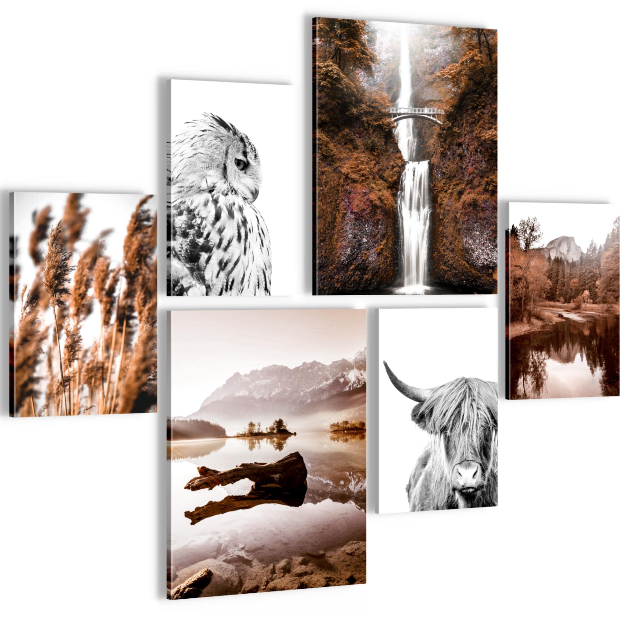 Afbeeldingenset - klaar om op te hangen - geen extra lijst nodig - zee Afbeeldingenset - klaar om op te hangen - geen extra lijst nodig - zee