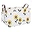 FANKANG Storage Bins, Nursery Hamper Canvas Laundry Basket Foldable with Waterproof PE Coating Large Storage Baskets for Kids Boys and Girls, Office, Bedroom, Clothes,Toys(Rec-Sunflower