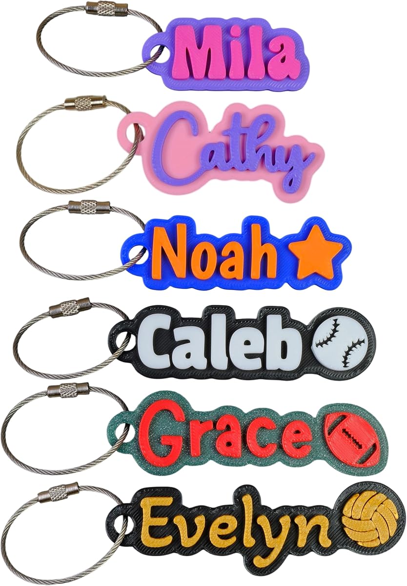 Bag & Water Bottle Name Tag