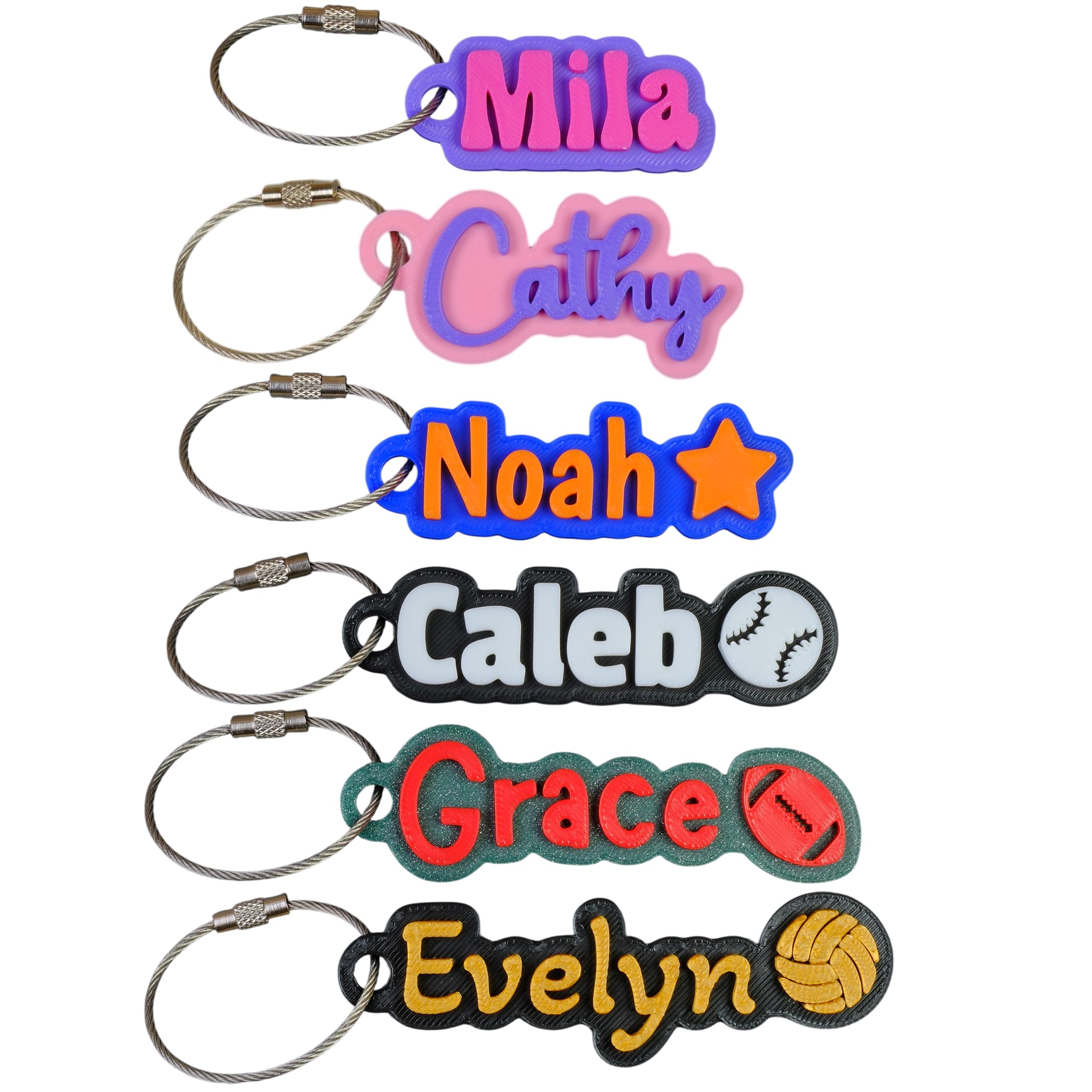 SuperFineDeesigns Bag & Water Bottle Name Tag